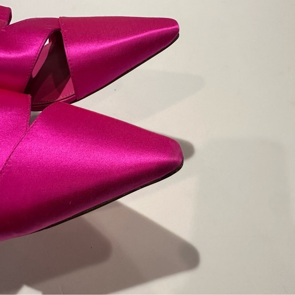 Kate Spade New York Bianca Slingback Pink Satin Women's Flats - Picture 5 of 6